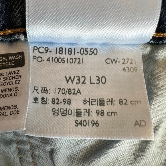 Levis Men's 541 Jeans Pants 32x30 in Mid Blue Denim Wash - Picture 9 of 10